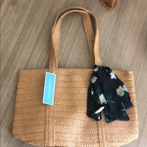 Brand new Draper James straw bag with tags!